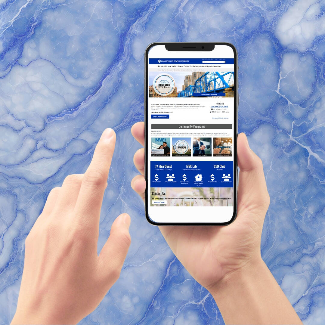 Hands holding an iphone